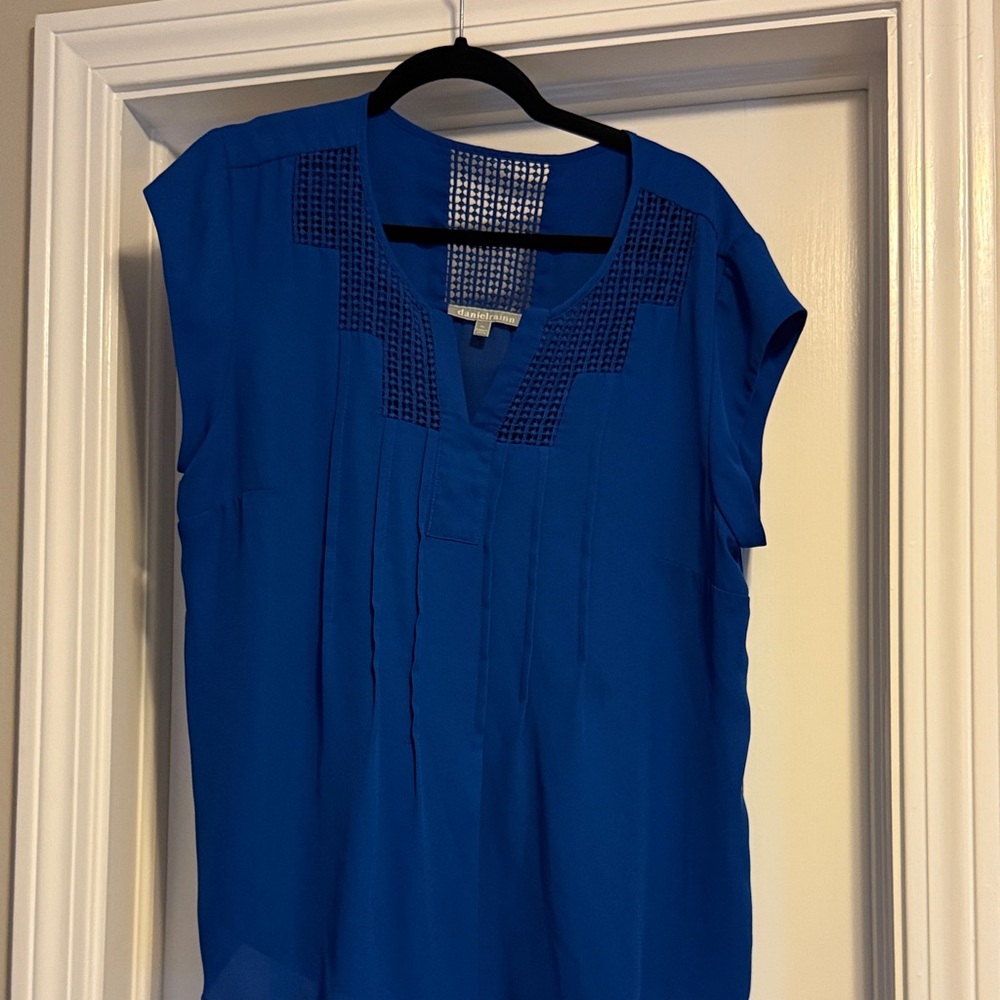 Daniel Rainn Royal Blue Blouse